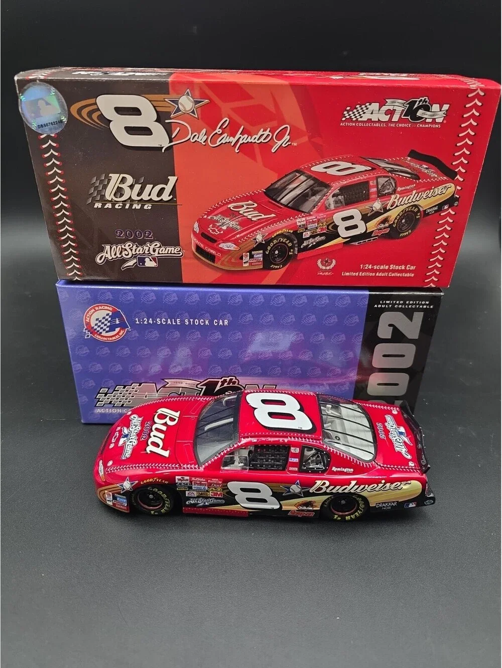 2002 Dale Earnhardt Jr No.8 Budweiser/MLB All Star Game Monte Carlo NASCAR 1:24